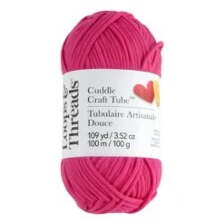 Cuddle Craft Tube™ Yarn By Loops & Threads® Posh Pink
