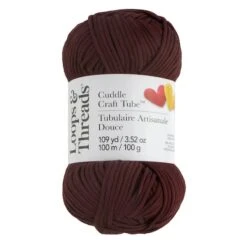 Cuddle Craft Tube™ Yarn By Loops & Threads® Marvelous Mocha