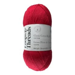 Classic Cotton Big Ball™ Solid Yarn By Loops & Threads® Tomato