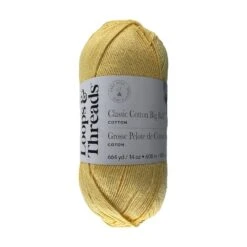 Classic Cotton Big Ball™ Solid Yarn By Loops & Threads® Banana