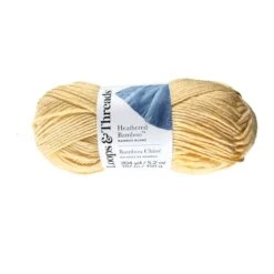 Heathered Bamboo™ Yarn By Loops & Threads® Butter