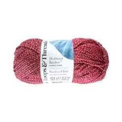 Heathered Bamboo™ Yarn By Loops & Threads® Salsa