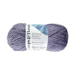 Heathered Bamboo™ Yarn By Loops & Threads® Violet