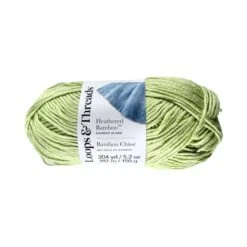 Heathered Bamboo™ Yarn By Loops & Threads® Avocado
