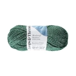 Heathered Bamboo™ Yarn By Loops & Threads® Pine