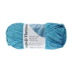 Heathered Bamboo™ Yarn By Loops & Threads® Marine