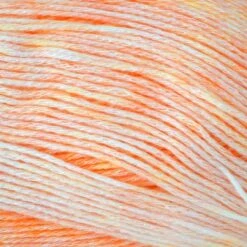 Soft Ombre™ Yarn By Loops & Threads® Tangerine/Peach/White -Michaels Sale Store 10766880 2