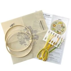 6" Pasta Sampler Stamped Design Embroidery Kit With Hoop By Loops & Threads® -Michaels Sale Store 10772708 3