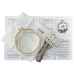 6" Floral Monogram Counted Cross Stitch Kit With Hoop By Loops & Threads® -Michaels Sale Store 10772716 3