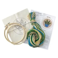 6" Snake Plant Punch Needle Kit By Loops & Threads® -Michaels Sale Store 10772757 3