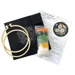 6" Daisy Needle Felting Kit With Hoop By Loops & Threads® -Michaels Sale Store 10772765 3