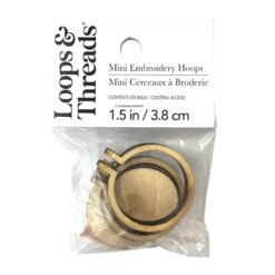 1.5" Mini Wood Embroidery Hoops, 3ct. By Loops & Threads® -Michaels Sale Store 10772991 4