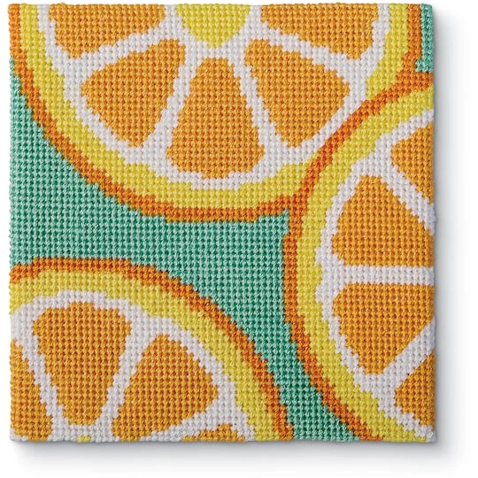 5" X 5" Citrus Needlepoint Kit By Loops & Threads® 2 5" X 5" Citrus Needlepoint Kit By Loops & Threads® - Image 2