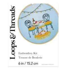 6" Italian Kitchen Embroidery Kit By Loops & Threads® -Michaels Sale Store 10773873 2