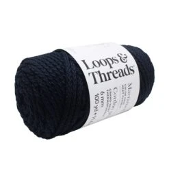 6mm Heat Fusible Macramé Cord By Loops & Threads® Navy -Michaels Sale Store 10774717 2