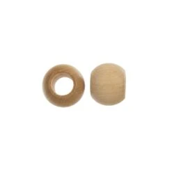 20mm Cream Round Wood Beads, 9ct. By Loops & Threads® -Michaels Sale Store 10774817 2
