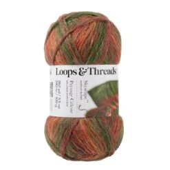 Skyscape™ Yarn By Loops & Threads® Orange/Green Multi