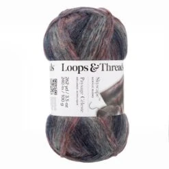 Skyscape™ Yarn By Loops & Threads® Navy/Silver Multi