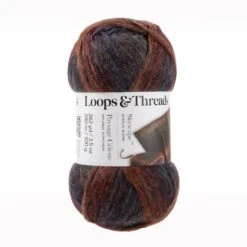 Skyscape™ Yarn By Loops & Threads® Burgundy/Navy Multi