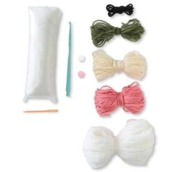 Intermediate Santa Mug Mocha Amigurumi Crochet Ornament Kit By Loops & Threads® -Michaels Sale Store 10786869 2