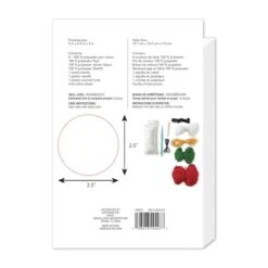 Intermediate Poinsettia In Santa Pot Amigurumi Crochet Ornament Kit By Loops & Threads® -Michaels Sale Store 10786875 4