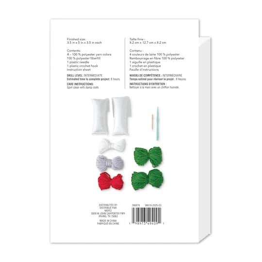 Intermediate Ball Ornaments Amigurumi Crochet Ornament Kit By Loops & Threads® 5 Intermediate Ball Ornaments Amigurumi Crochet Ornament Kit By Loops & Threads® - Image 5