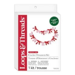 Intermediate Pink & Red Bow Garland Amigurumi Crochet Ornament Kit By Loops & Threads® 8 Intermediate Pink & Red Bow Garland Amigurumi Crochet Ornament Kit By Loops & Threads® -Michaels Sale Store 10786881 3