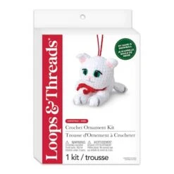 Intermediate White Cat Amigurumi Crochet Ornament Kit By Loops & Threads® 8 Intermediate White Cat Amigurumi Crochet Ornament Kit By Loops & Threads® -Michaels Sale Store 10786883 3