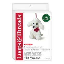 Intermediate White Dog Amigurumi Crochet Ornament Kit By Loops & Threads® 8 Intermediate White Dog Amigurumi Crochet Ornament Kit By Loops & Threads® -Michaels Sale Store 10786885 3
