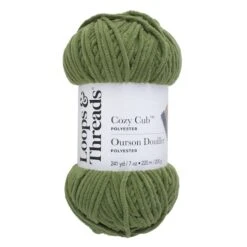 Cozy Cub™ Yarn By Loops & Threads® Olive