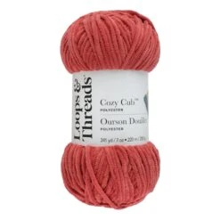 Cozy Cub™ Yarn By Loops & Threads® Red