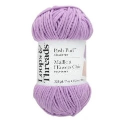 Posh Purl™ Yarn By Loops & Threads® Lilac