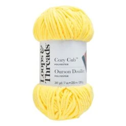 Cozy Cub™ Yarn By Loops & Threads® Yellow