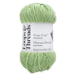 Cozy Cub™ Yarn By Loops & Threads® Pale Green
