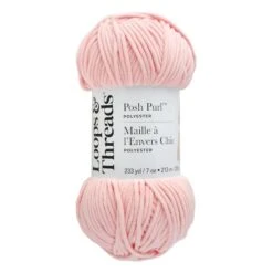Posh Purl™ Yarn By Loops & Threads® Blush