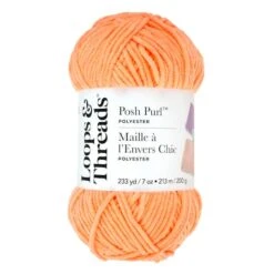 Posh Purl™ Yarn By Loops & Threads® Sherbet Glow