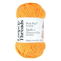 Posh Purl™ Yarn By Loops & Threads® Egg Yolk