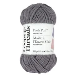 Posh Purl™ Yarn By Loops & Threads® Truffle