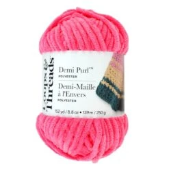 Demi Purl™ Yarn By Loops & Threads® Pink Lemonade