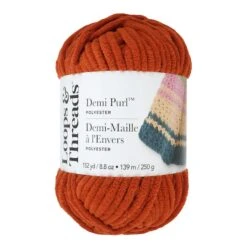 Demi Purl™ Yarn By Loops & Threads® Cinnamon Stick