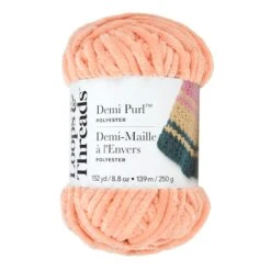 Demi Purl™ Yarn By Loops & Threads® Almost Apricot