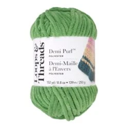 Demi Purl™ Yarn By Loops & Threads® Jadesheen