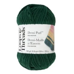 Demi Purl™ Yarn By Loops & Threads® Pine Needle